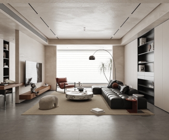 Modern A Living Room-ID:375837093