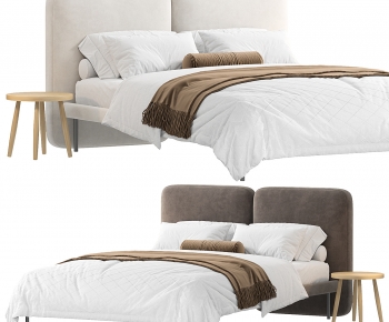 Modern Double Bed-ID:202841042