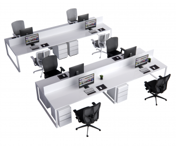 Modern Office Desk And Chair-ID:279359878