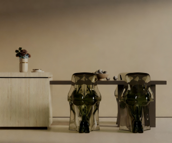 Modern Dining Table And Chairs-ID:752350097