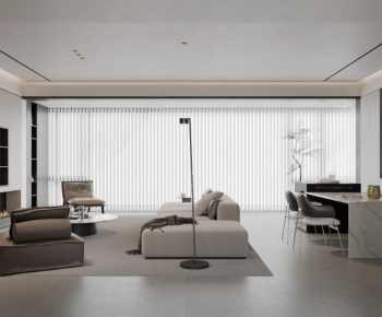 Modern A Living Room-ID:602225074