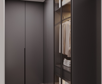 Modern Clothes Storage Area-ID:712989091