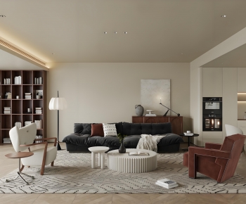 Modern A Living Room-ID:337896116