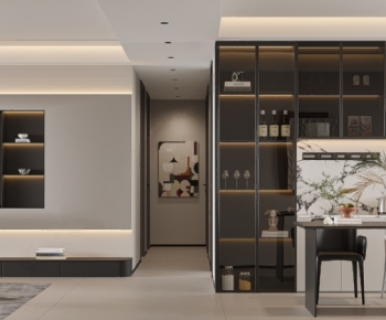 Modern A Living Room-ID:785697944