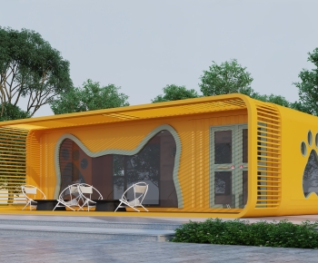 Modern Building Appearance-ID:677047018