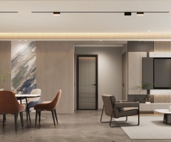 Modern A Living Room-ID:751070985