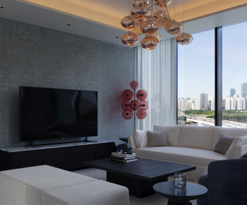 Modern A Living Room-ID:201010942