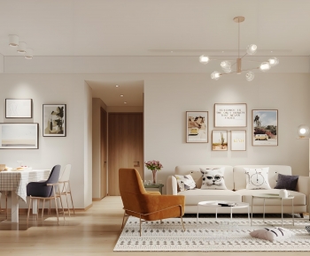 Nordic Style A Living Room-ID:887799023