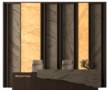 Modern Reception Desk-ID:776160965