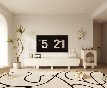 Modern A Living Room-ID:379563091