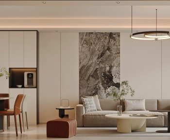 Modern A Living Room-ID:285495045