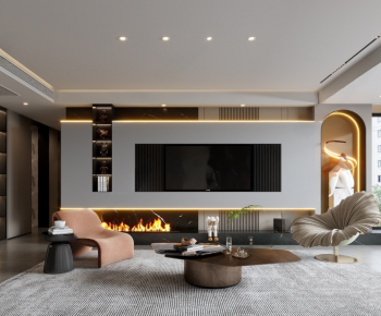 Modern A Living Room-ID:125319002