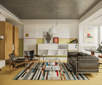 Modern A Living Room-ID:351058966