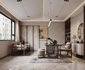 New Chinese Style Study Space-ID:904871942