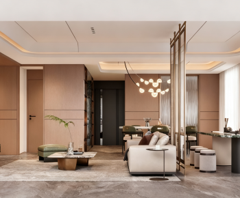 Modern A Living Room-ID:682384973