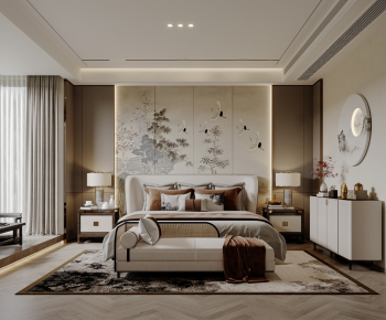 New Chinese Style Bedroom-ID:279282098