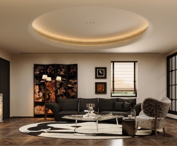 French Style A Living Room-ID:264709082