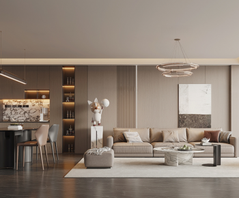 Modern A Living Room-ID:786824941