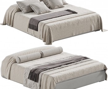 Modern Double Bed-ID:325310957