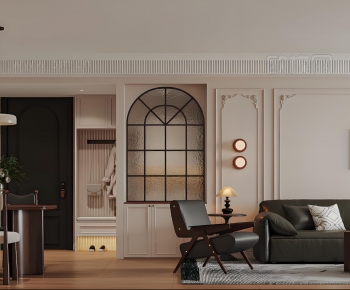 French Style A Living Room-ID:602282059