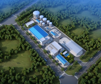 Modern Architectural Bird's-eye View Planning-ID:185486089