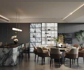 Modern Dining Room-ID:111510863