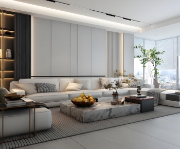 Modern A Living Room-ID:904747012