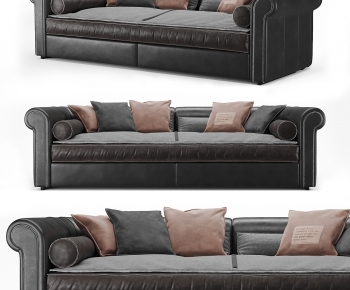 Simple European Style A Sofa For Two-ID:810076005