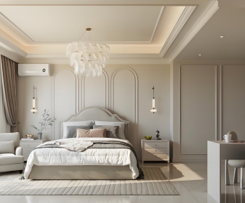 American Style Bedroom-ID:241524932