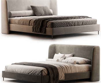 Modern Double Bed-ID:440996894
