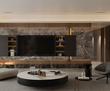 Modern A Living Room-ID:610038045