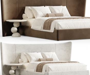 Modern Double Bed-ID:831348901