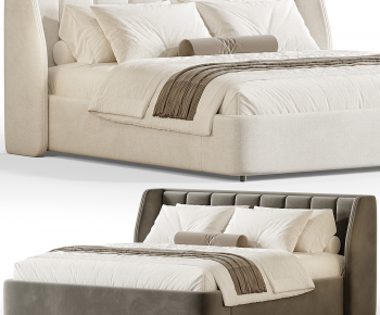 Modern Double Bed-ID:764184955