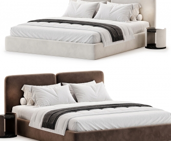 Modern Double Bed-ID:207011945
