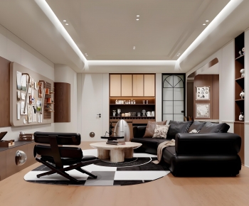 Modern A Living Room-ID:849216944