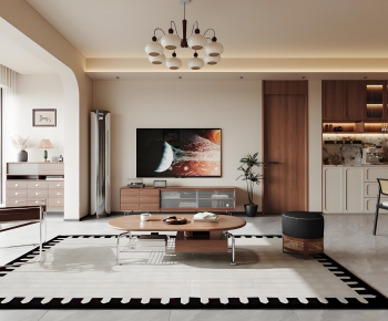 Modern A Living Room-ID:313560967