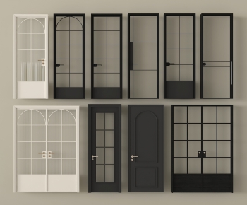 French Style Single Door-ID:266625882