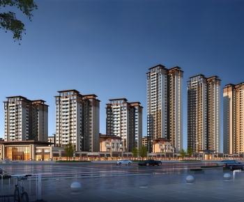 New Chinese Style Commercial Street-ID:574816941