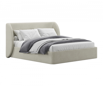 Modern Double Bed-ID:591379887