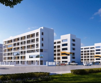 Modern School Building-ID:694099906