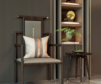 New Chinese Style Lounge Chair-ID:776843073