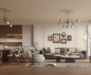 French Style A Living Room-ID:231319906