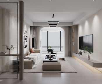 Modern A Living Room-ID:194514996