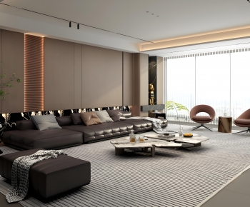 Modern A Living Room-ID:715236906