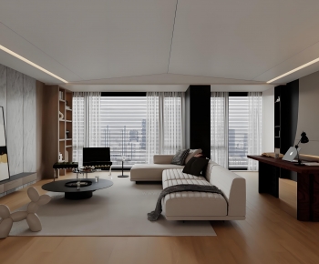 Modern A Living Room-ID:835375077