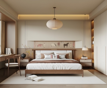 New Chinese Style Bedroom-ID:473332881