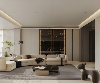 Modern A Living Room-ID:292870049