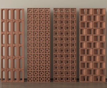 Modern Cement Brick Screen Partition-ID:942784079