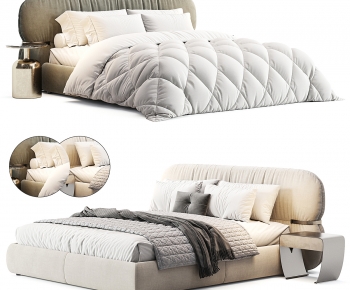 Modern Double Bed-ID:938911915