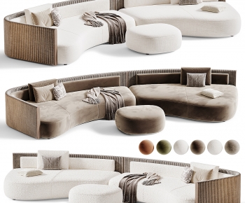 Modern Curved Sofa-ID:845388899